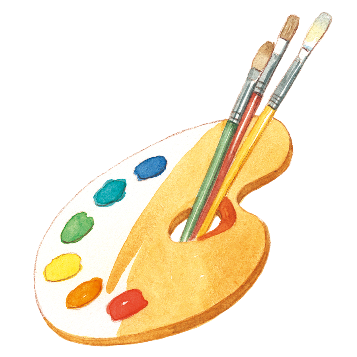 パレットのイラスト