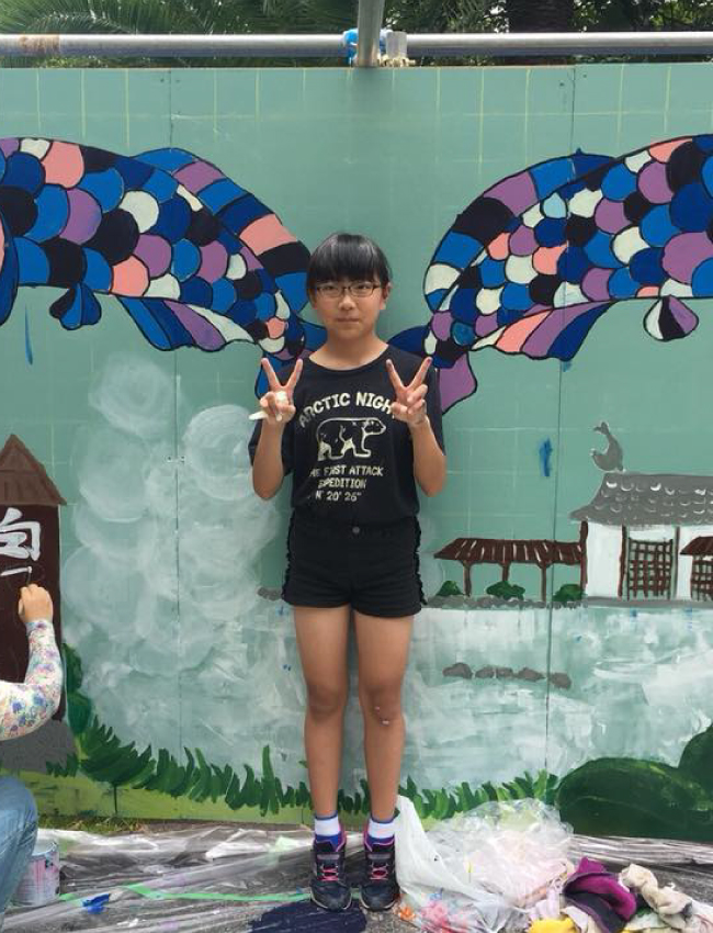 6年生以上の生徒で壁画制作 ギャラリー写真14